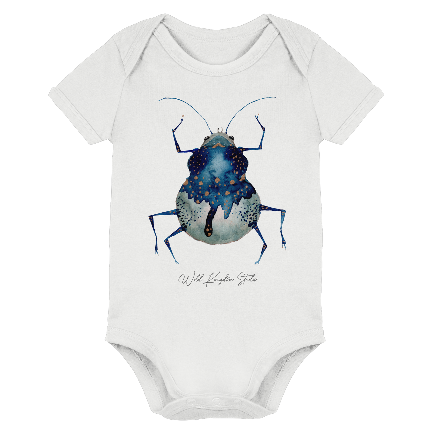 Blueberry Bug - Organic Baby Bodysuit