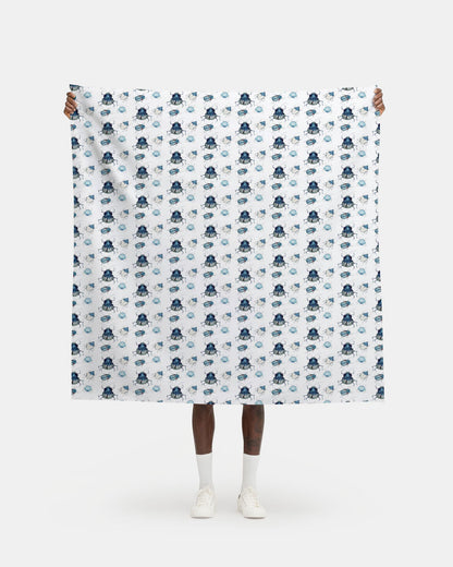 Textildruck Blaue Käfer des Nordens