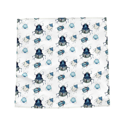 Bandana mit blauen Käfern