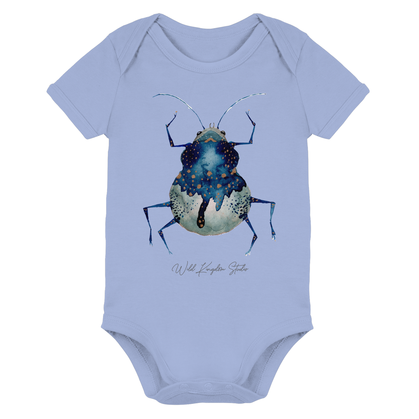 Blueberry Bug - Organic Baby Bodysuit