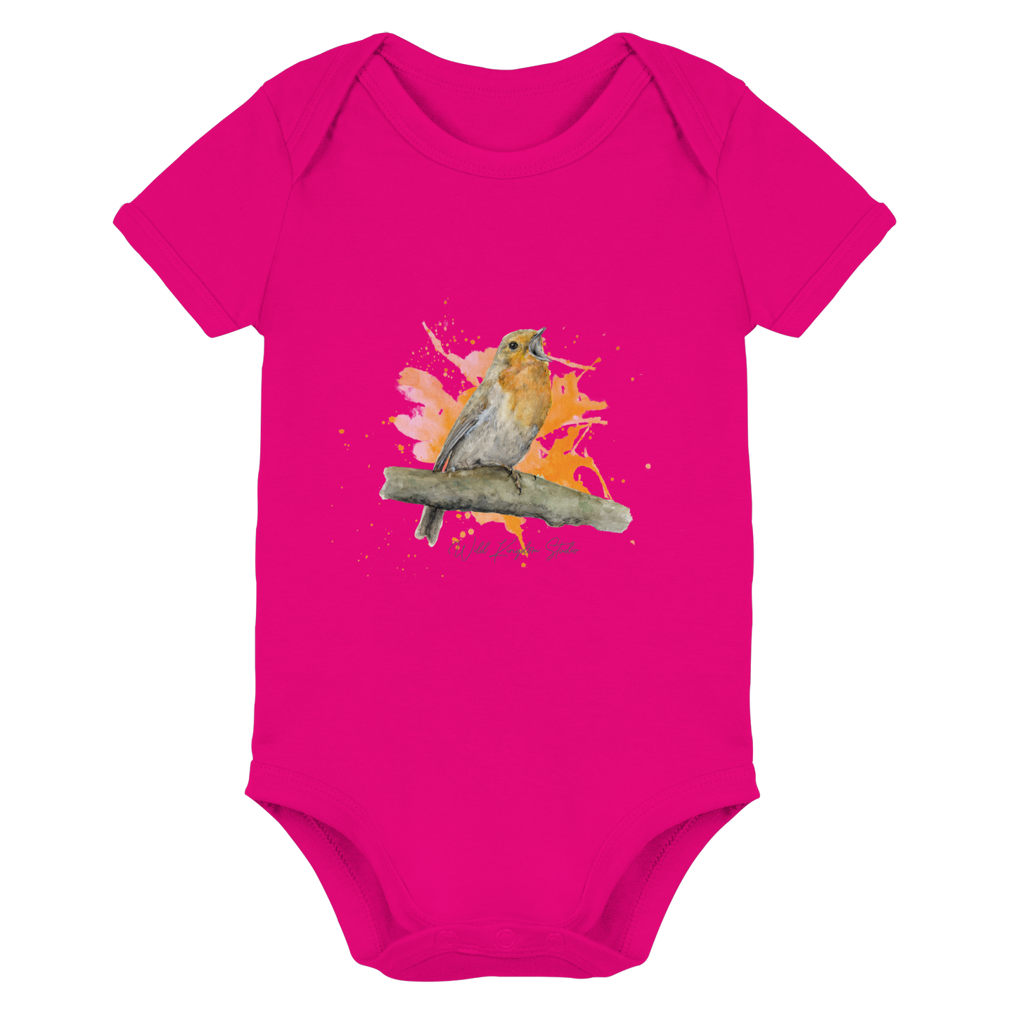 Rotkehlchen Splash - Organic Baby Bodysuit