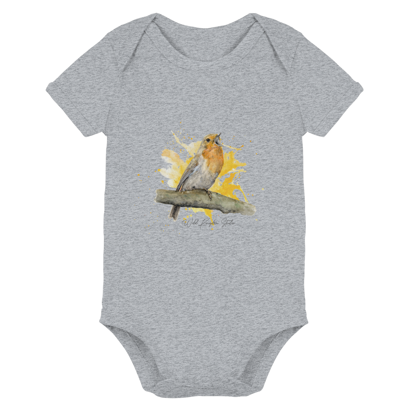 Rotkehlchen Splash - Organic Baby Bodysuit