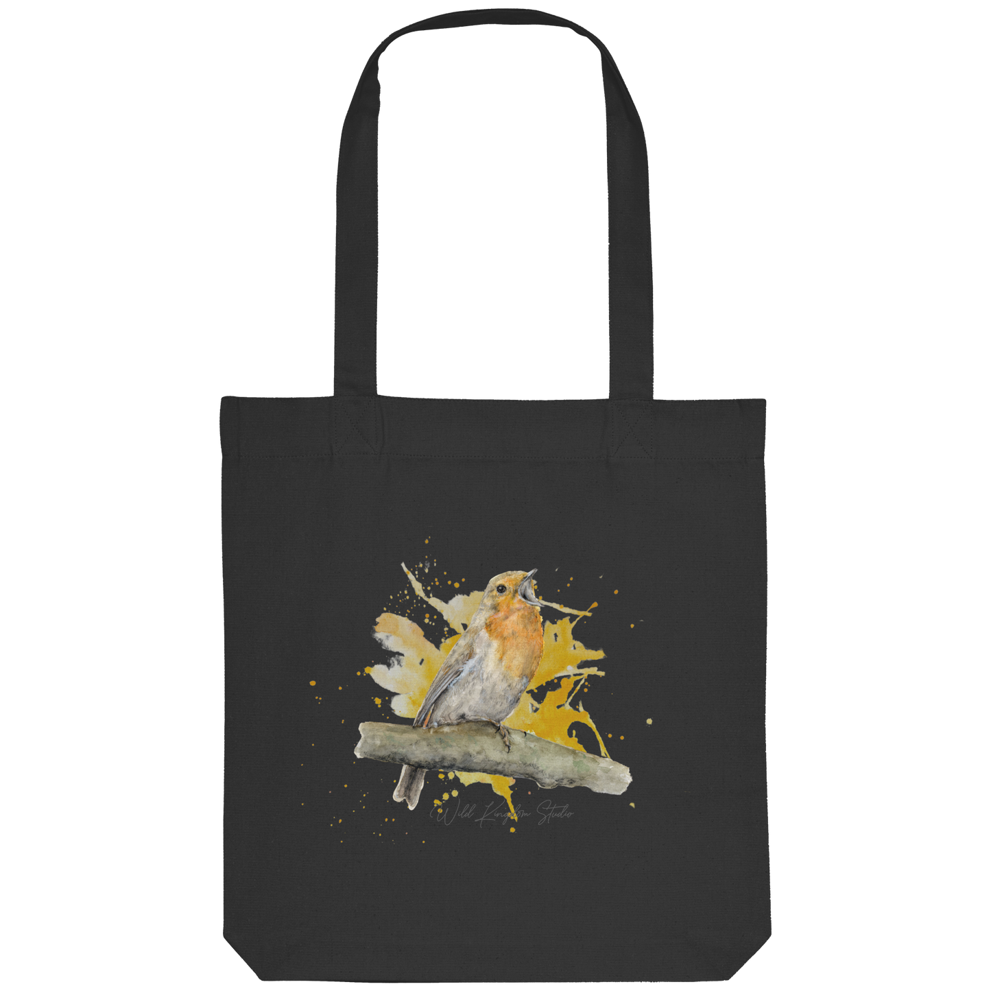 Rotkehlchen Splash - Organic Tote-Bag