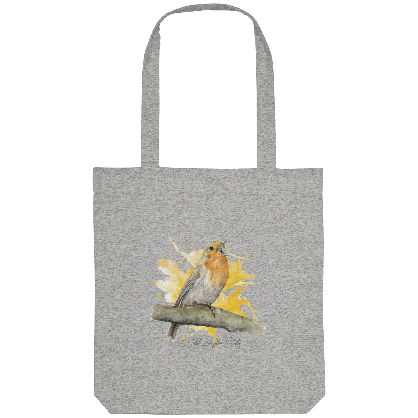 Rotkehlchen Splash - Organic Tote-Bag