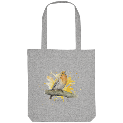 Rotkehlchen Splash - Organic Tote-Bag