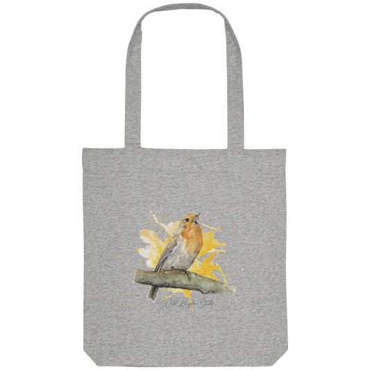 Rotkehlchen Splash - Organic Tote-Bag