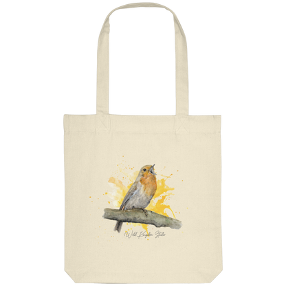 Rotkehlchen Splash - Organic Tote-Bag
