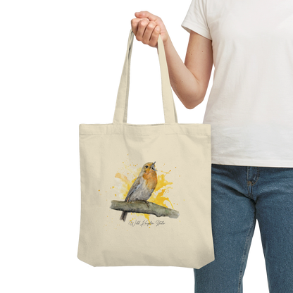Rotkehlchen Splash - Organic Tote-Bag