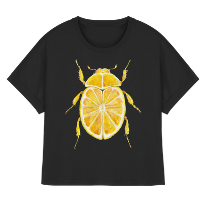 Zitronymus - Womens Organic Rolled Sleeves T-Shirt