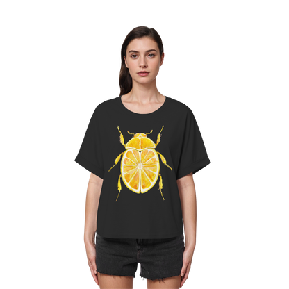 Zitronymus - Womens Organic Rolled Sleeves T-Shirt