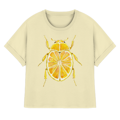 Zitronymus - Womens Organic Rolled Sleeves T-Shirt