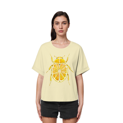 Zitronymus - Womens Organic Rolled Sleeves T-Shirt