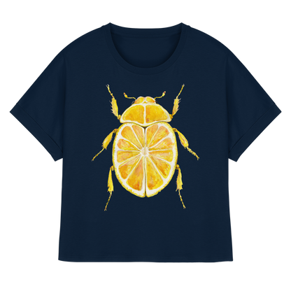 Zitronymus - Womens Organic Rolled Sleeves T-Shirt