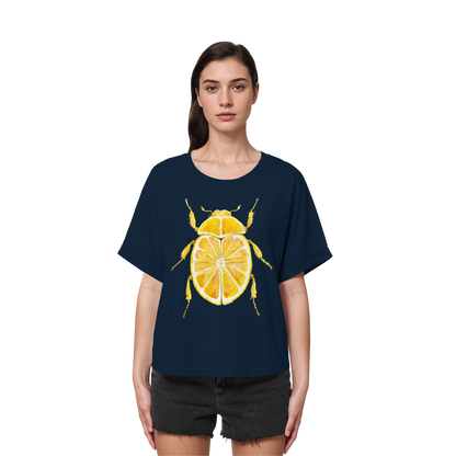 Zitronymus - Womens Organic Rolled Sleeves T-Shirt