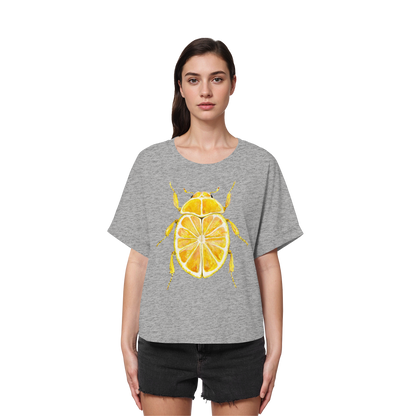 Zitronymus - Womens Organic Rolled Sleeves T-Shirt
