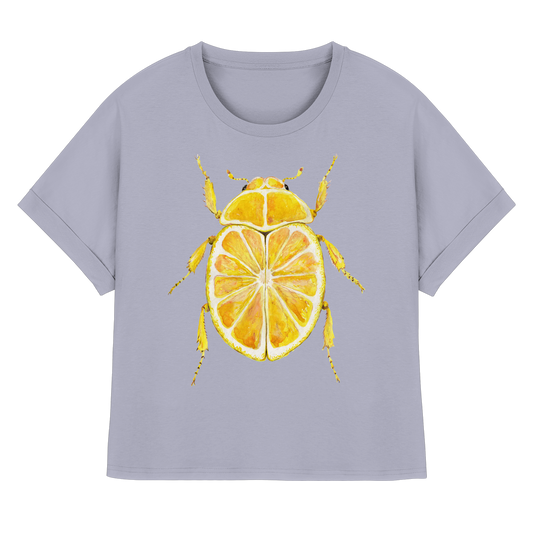 Zitronymus - Womens Organic Rolled Sleeves T-Shirt