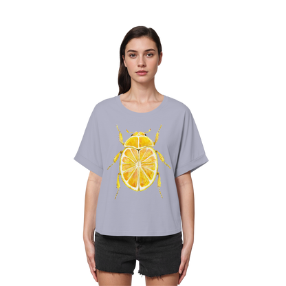 Zitronymus - Womens Organic Rolled Sleeves T-Shirt