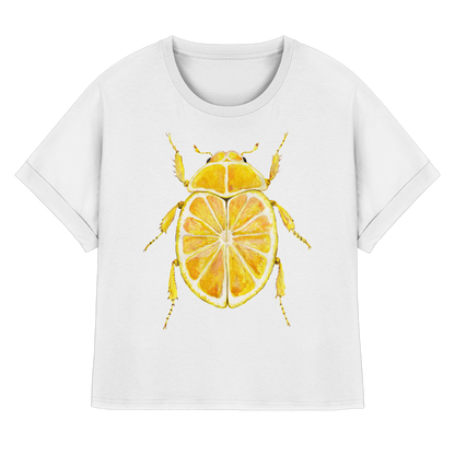 Zitronymus - Womens Organic Rolled Sleeves T-Shirt