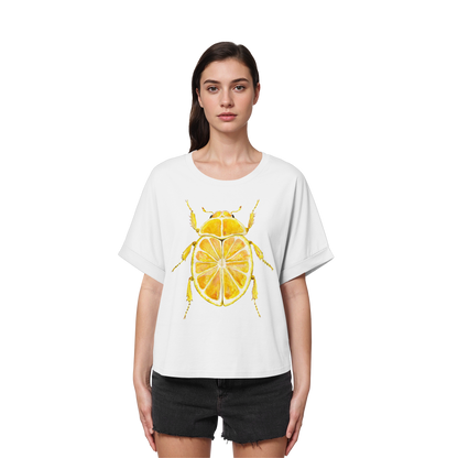 Zitronymus - Womens Organic Rolled Sleeves T-Shirt